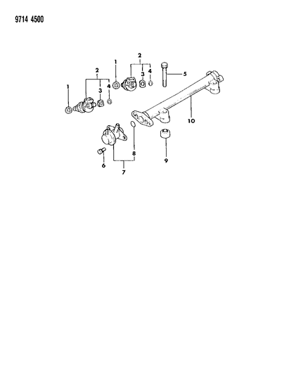 1989 Dodge Colt Fuel Rail Diagram 2