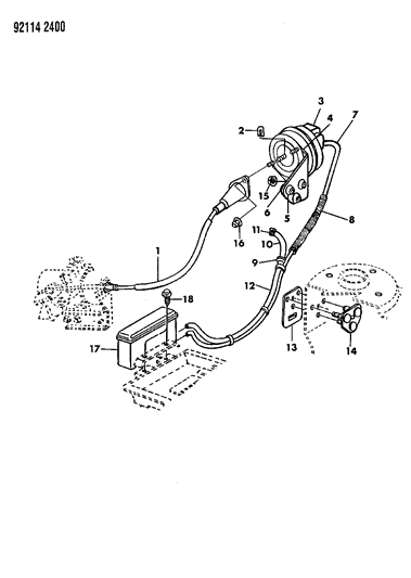 1992 Chrysler LeBaron GTC Speed Control Diagram 3