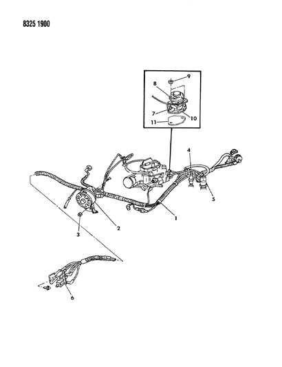 1988 Dodge D250 EGR System Diagram 3