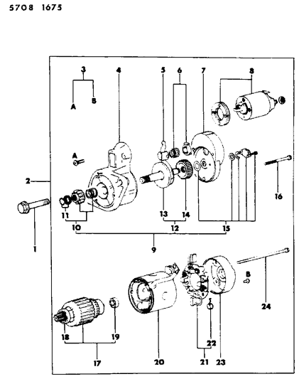 1986 Dodge Ram 50 Starter Diagram 3