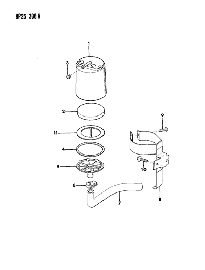 1990 Dodge Monaco Vapor Canister Diagram