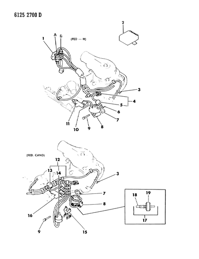 1986 Dodge Omni EGR System Diagram 8