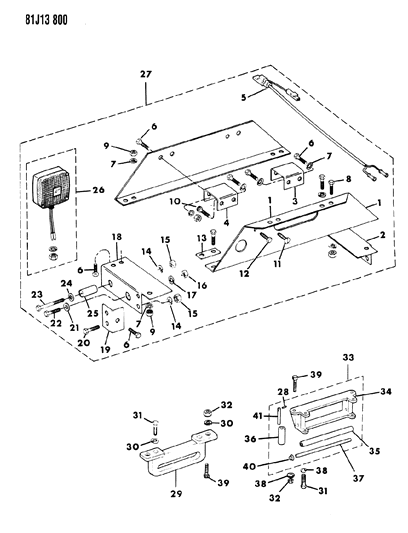 1984 Jeep Wrangler Winch Mounting Diagram 5