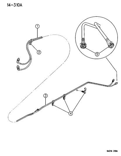 1996 Dodge Ram Wagon Fuel Lines Diagram 1