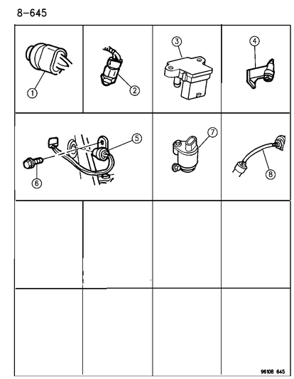 1996 Dodge Caravan Sensors Diagram