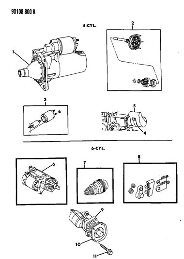 1990 Dodge Shadow Starter Diagram