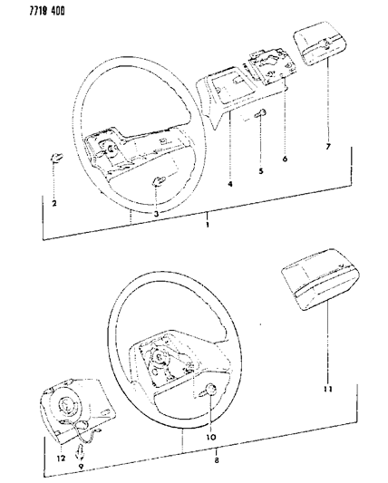 1988 Dodge Ram 50 Steering Wheel Diagram