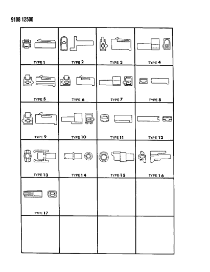 1989 Dodge Omni Insulators 1 Way Diagram