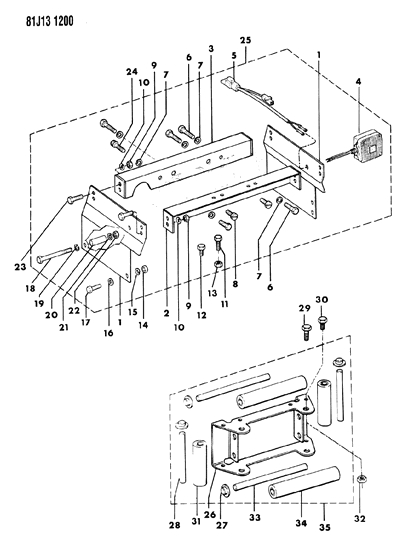 1985 Jeep Wrangler Winch Mounting Diagram 1