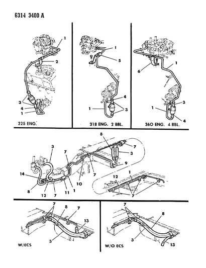 1987 Dodge Ram Van Fuel Lines Diagram