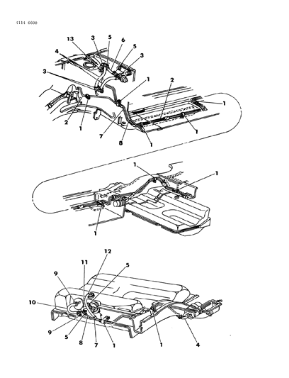 1984 Chrysler Executive Sedan Fuel Line Diagram 3