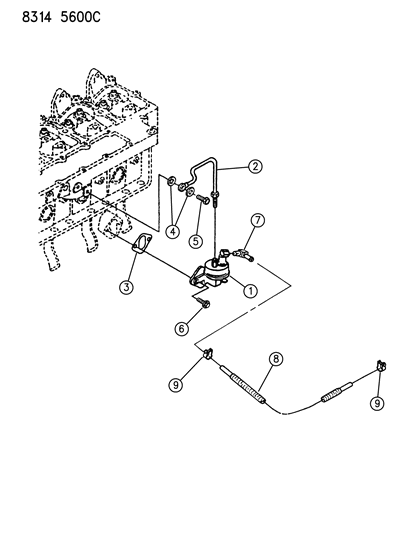 1989 Dodge W250 Fuel Pump Diagram 2