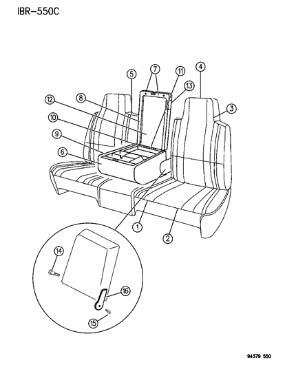 1996 Dodge Ram 3500 Front Seat Diagram 2