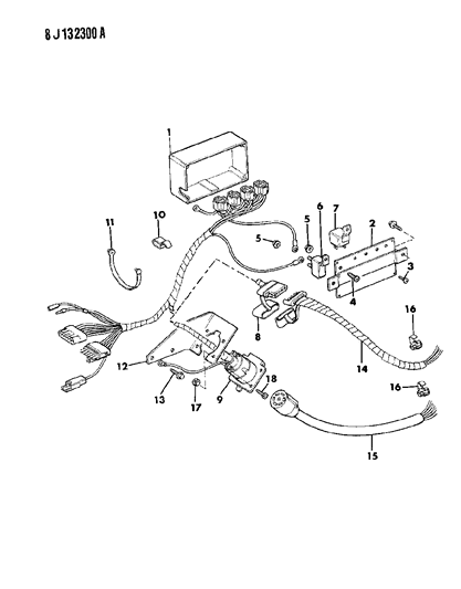 1987 Jeep Grand Wagoneer Wiring - Trailer Hitch Diagram