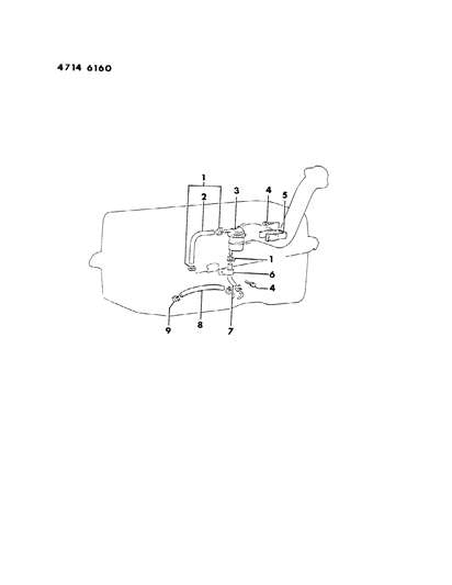 1984 Dodge Ram 50 Fuel Filter Diagram 4