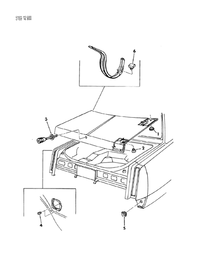 1985 Dodge Diplomat Bumpers Plugs Deck Lid Diagram