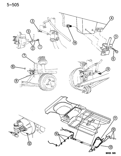 1996 Dodge Neon Valve-Proportioning Diagram for 4797185