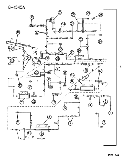 1995 Chrysler Cirrus Wiring-UNIBODY PREM SND W/ABS Diagram for 4602606