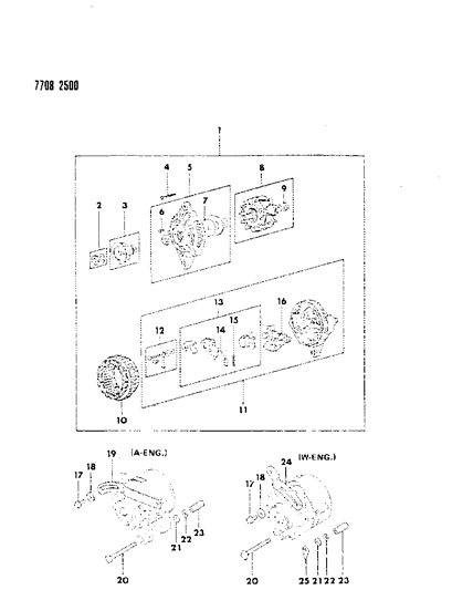 1987 Dodge Ram 50 Alternator Diagram