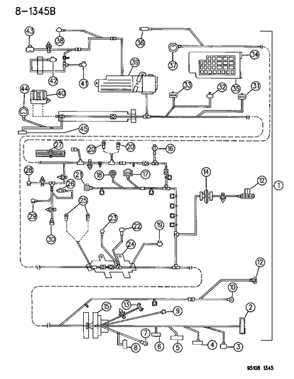 1995 Dodge Stratus Cover Top Diagram for 4604611