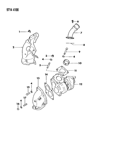 1989 Dodge Colt Turbo Charger Diagram