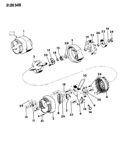 1984 Jeep J10 Alternator Diagram 3