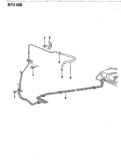 1993 Dodge Ram 50 Fuel Lines Diagram 1