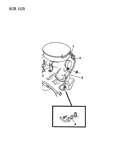 1986 Dodge Caravan Aspirator Diagram 4