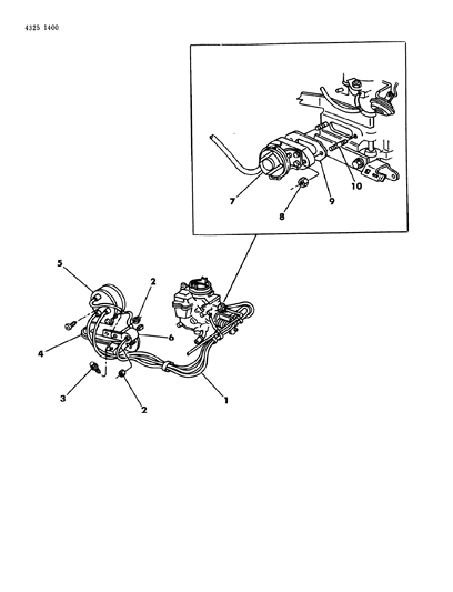 1984 Dodge Ram Wagon EGR System Diagram 2