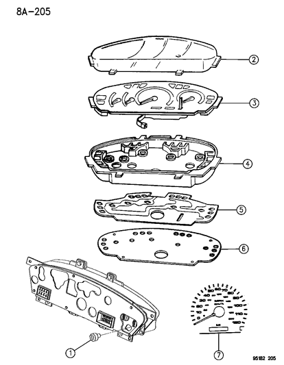 1995 Dodge Neon Instrument Cluster Diagram