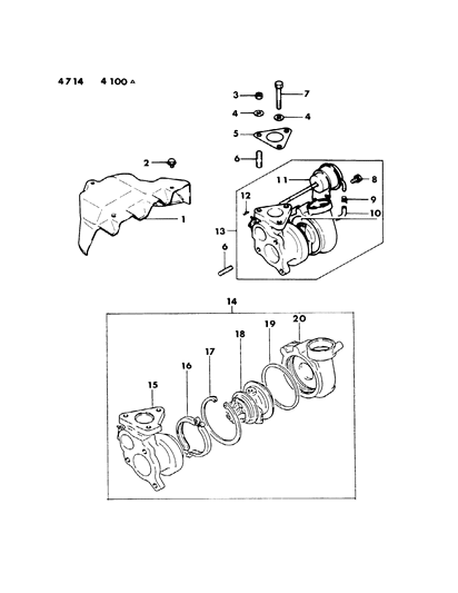 1984 Dodge Colt Turbo Charger Diagram