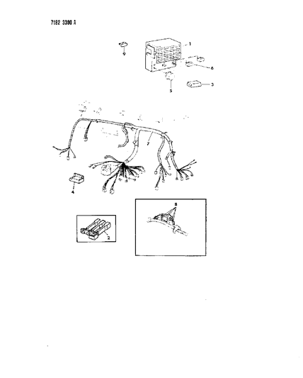 1987 Dodge Caravan Instrument Panel Wiring Diagram