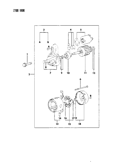 1988 Dodge Colt Starter Diagram