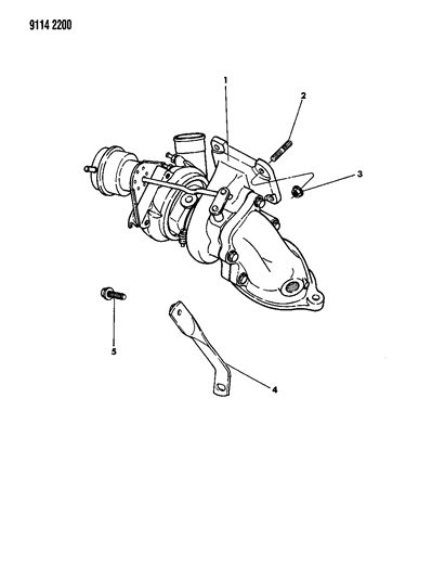 1989 Chrysler LeBaron GTC Turbo Charger Diagram