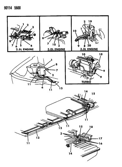 1990 Dodge Caravan Fuel Lines Diagram