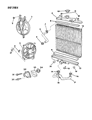 Diagram for 1987 Dodge Grand Caravan Radiator Hose - H0061341