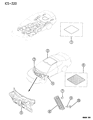 Diagram for 1998 Dodge Avenger Dash Panels - MR148264