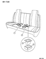 Diagram for 1994 Dodge Ram 1500 Seat Belt - 5EM82RAZ