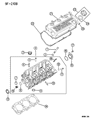 Diagram for Chrysler Sebring Cylinder Head - MD307675