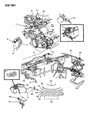 Diagram for 1989 Dodge Dynasty Battery Cable - 4450371