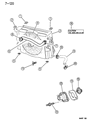 Diagram for 1995 Chrysler Town & Country Radiator - 4644364