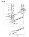 Diagram for 1994 Dodge Colt Brake Fluid Level Sensor - MB699916