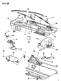 Diagram for Chrysler Wiper Motor - 4389131