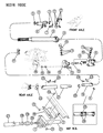 Diagram for 1993 Dodge Dakota Universal Joint - 4504575