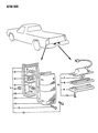 Diagram for 1993 Dodge Ram 50 Tail Light - MB527093