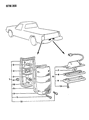 Diagram for 1987 Dodge Ram 50 Back Up Light - MB527093