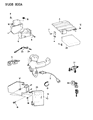 Diagram for 1995 Chrysler LHS Ambient Temperature Sensor - 4688204