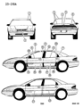 Diagram for Chrysler LHS Emblem - 4630279