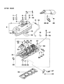 Diagram for 1987 Dodge Colt Valve Cover Gasket - MD007383