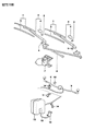 Diagram for 1988 Dodge Ram 50 Windshield Wiper - MB415731